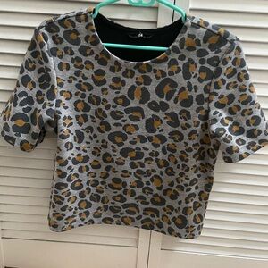 leopard print t shirt scuba